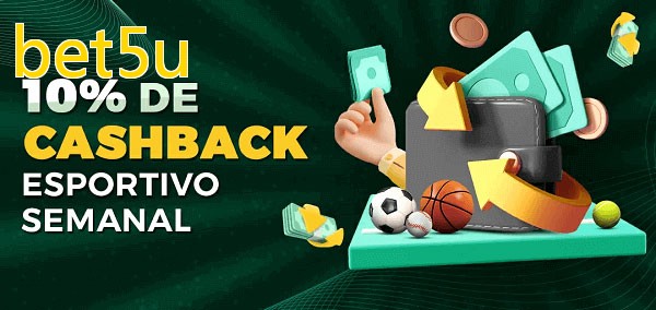 10% de bônus de cashback na bet5u