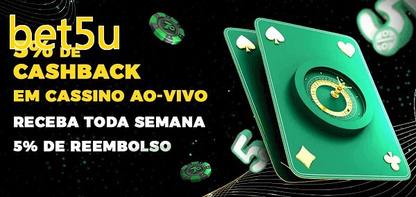 Promoções do cassino ao Vivo bet5u